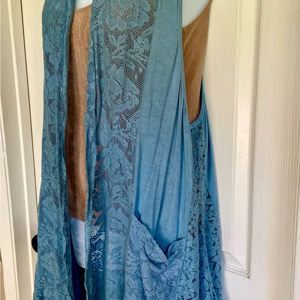 NWOT…TIENDA Ho boho sleeveless duster